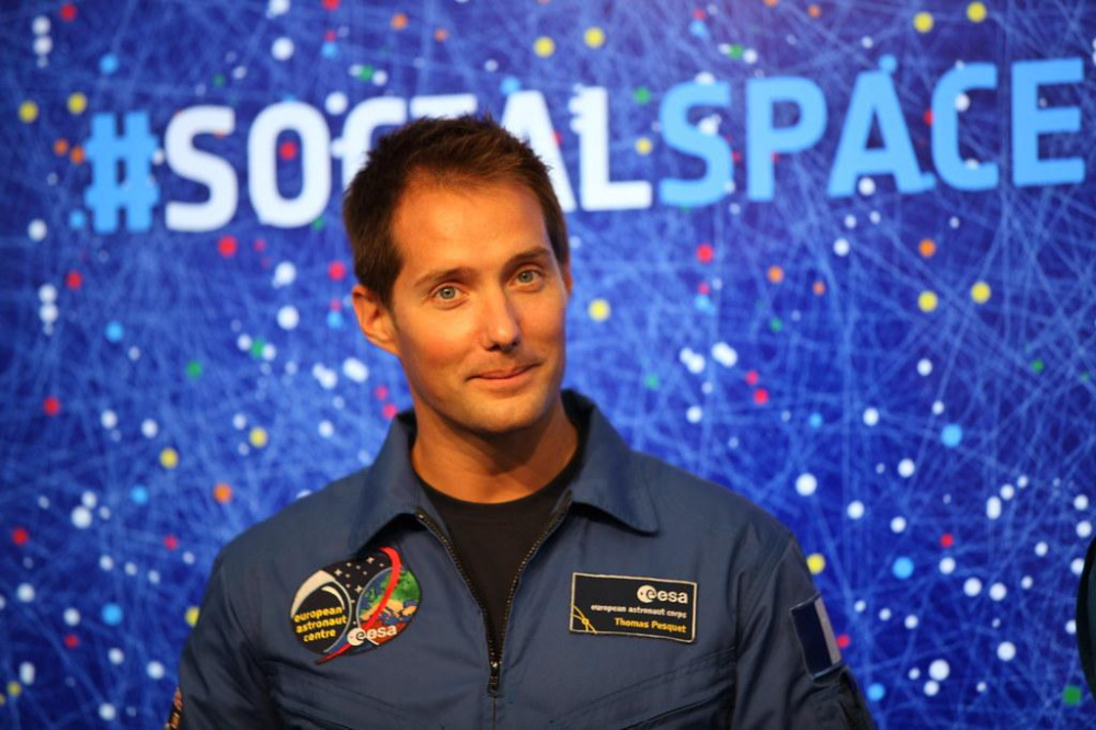 Thomas Baskett is still stuck in space for a few days due to the weather