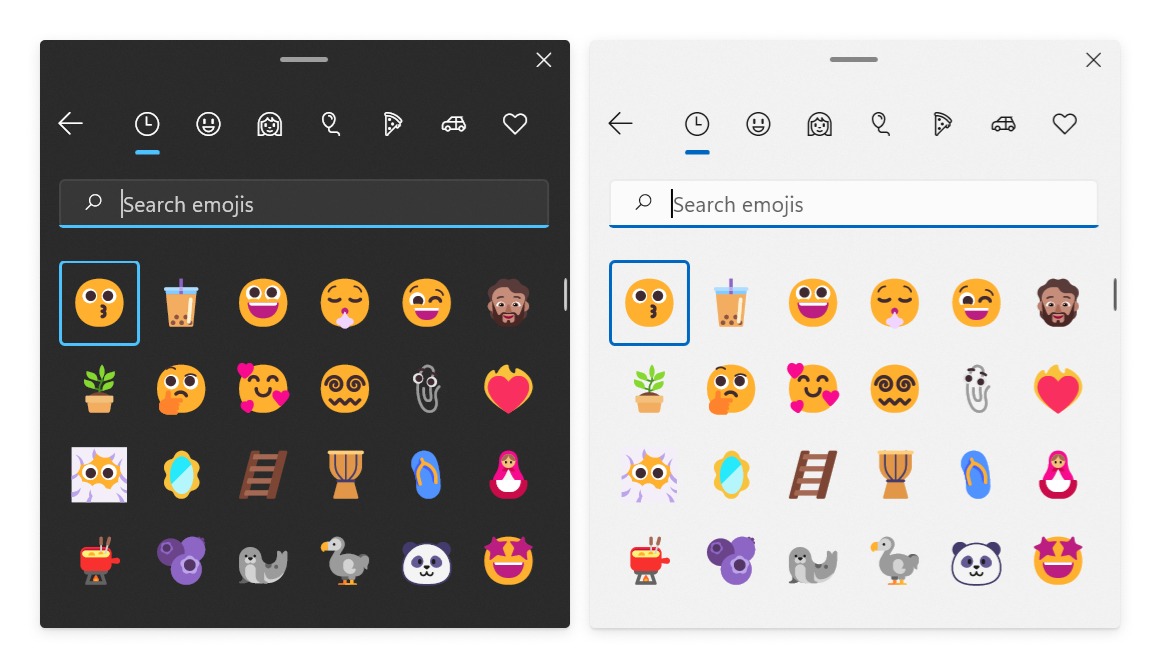New Windows 11 emojis