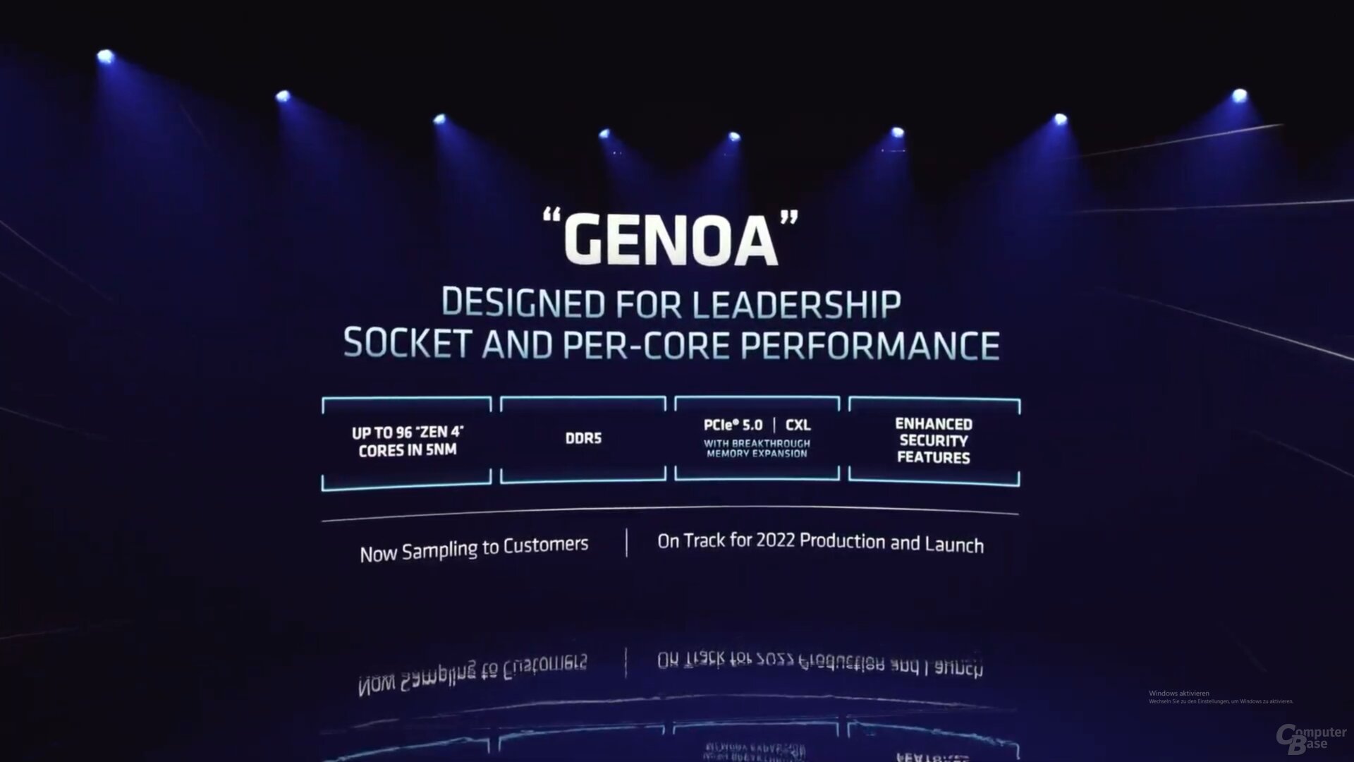AMD Epyc with Genoa will be the first 5 nm Zen 4 product and will release up to 96 cores in 2022