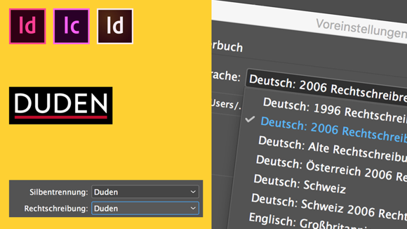 Here is Duden Korrektor CC 17 for Adobe InDesign and InCopy