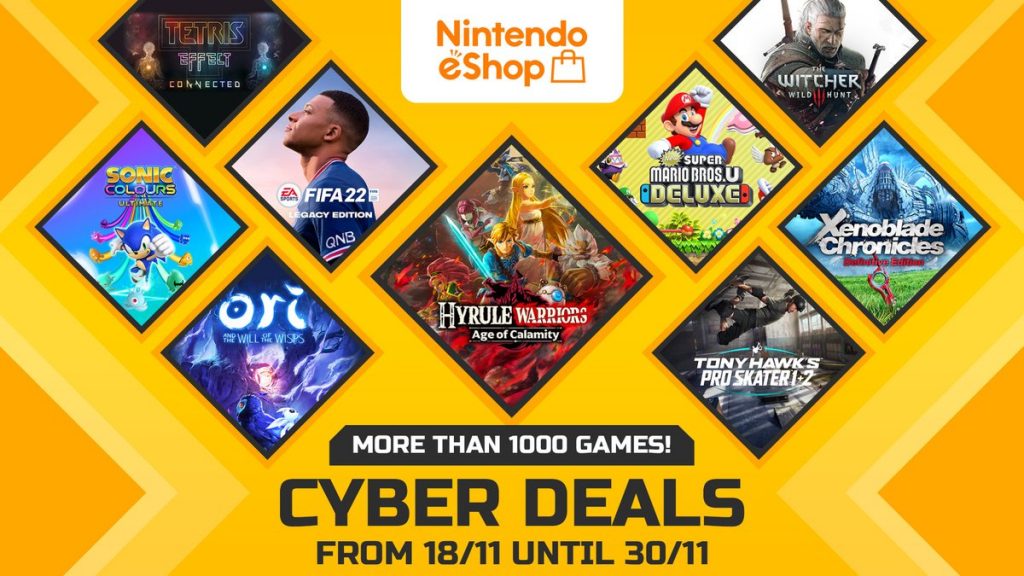 Nintendo Announces Cyber ​​Offers, coming to over 1000 games on Thursday