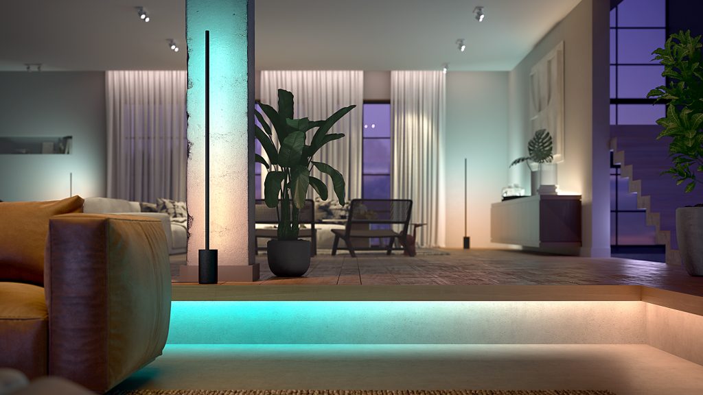 Philips Hue Decorates the house with new lighting for unique color gradients