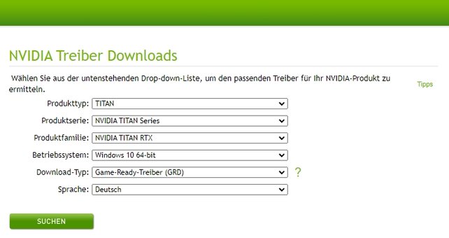 Locate your Nvidia graphics card and download the latest driver.