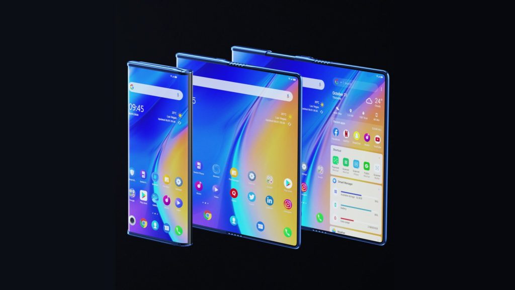 TCL's foldable and expandable smartphone prototype is revealed in the video