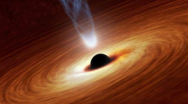 A large black hole has been discovered near our galaxy