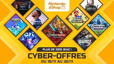 Nintendo EShop Sale: Up to 75% off 1,000 Switch Games with Cyber-Offers!