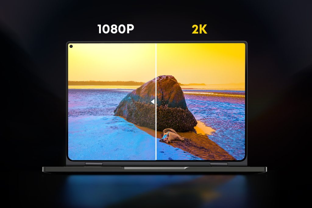 10.8 Inch Super HD Retina 2K Display, Stunning Minibook X!