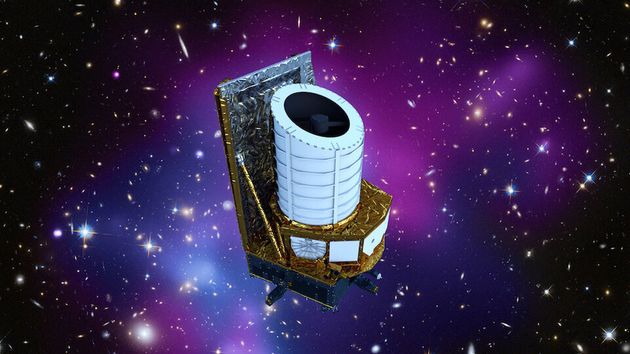 The Euclid Space Telescope will study dark matter