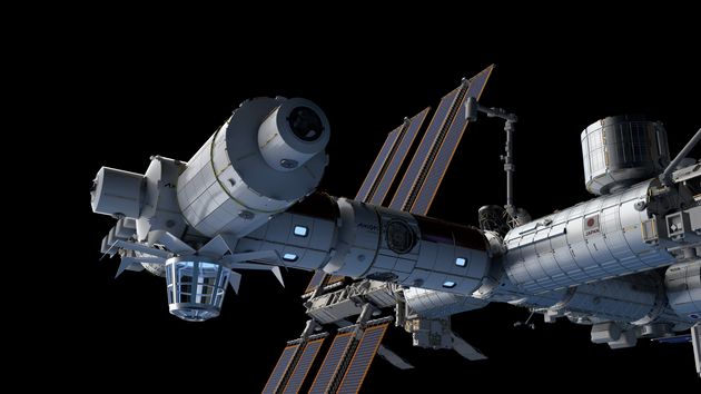 Art view of the space station