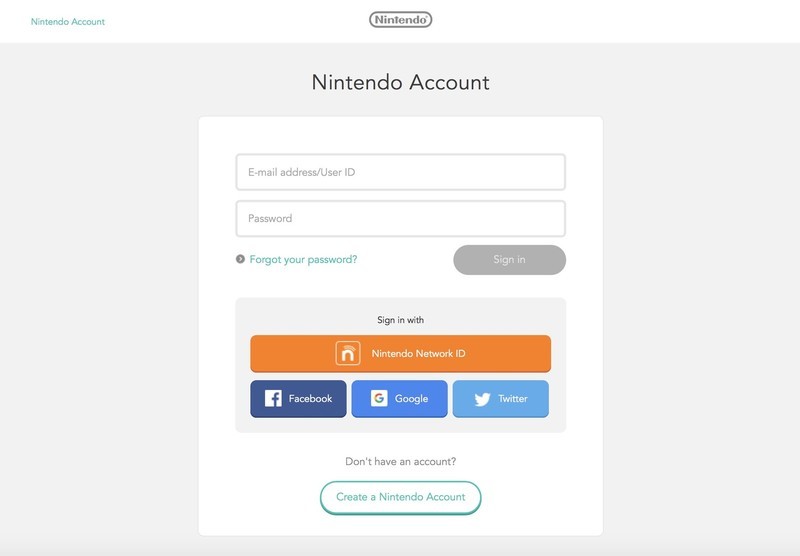 Remove the Nintendo Network ID from your Nintendo Account by signing in to your Nintendo Account