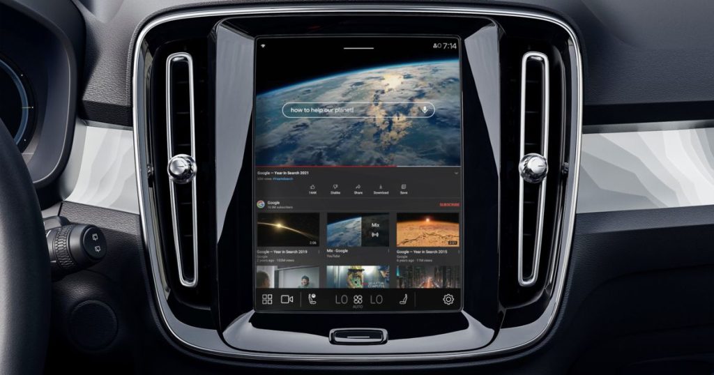 Volvo adopts YouTube for cars equipped with Android automotive