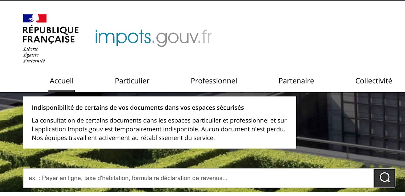 French government tax breach February 2022