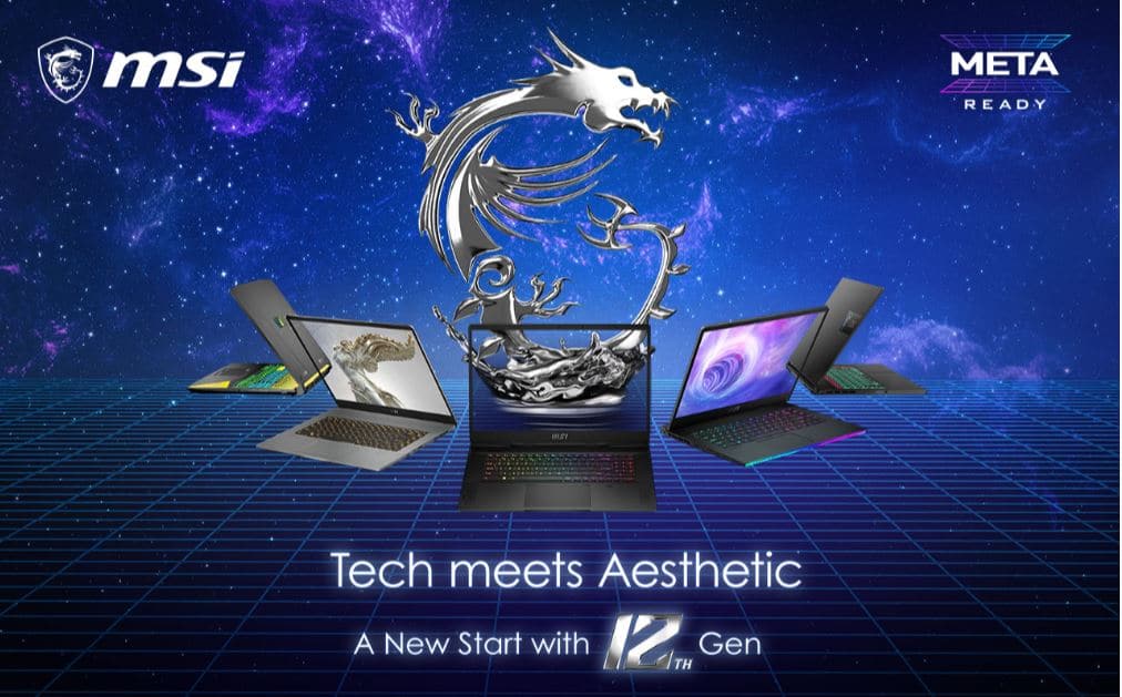 MSI laptops go to another dimension with Intel AlterLake CPUs