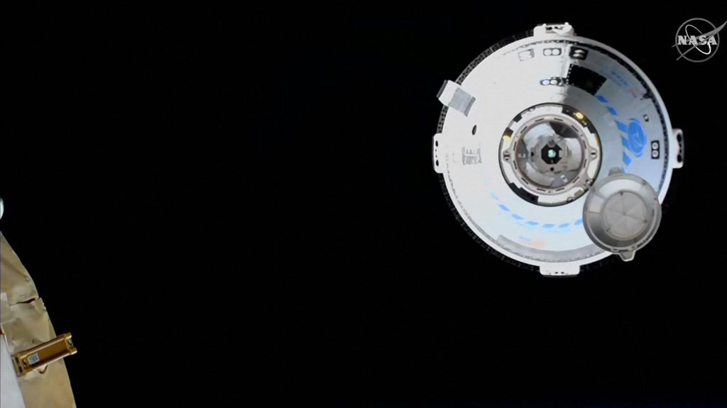 Starliner, Boeing capsule, reached the International Space Station for the first time