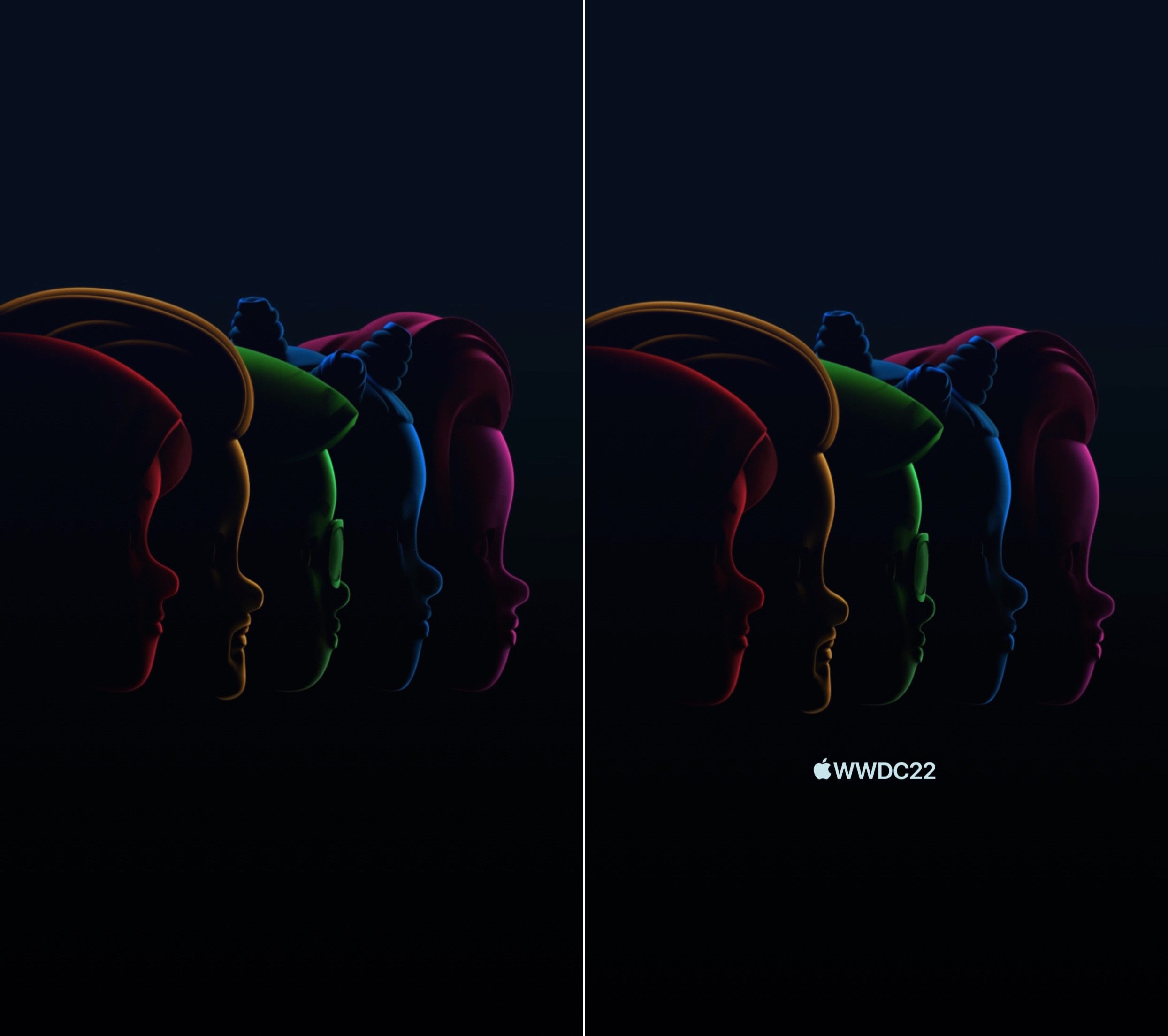 WWDC 2022 without wallpaper and logo