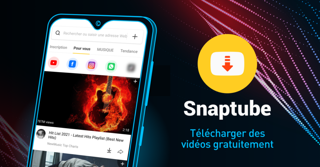Download Snaptube, a video and music downloader