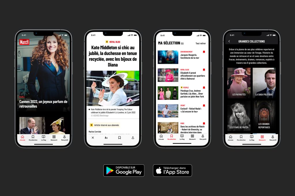 Discover the new Paris Match app